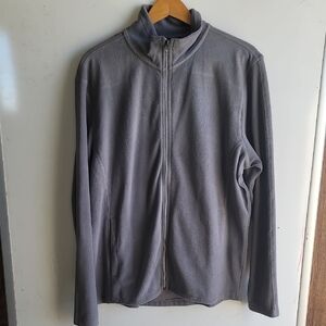 Port Authority Men's Charcoal Zip-Up Sweater